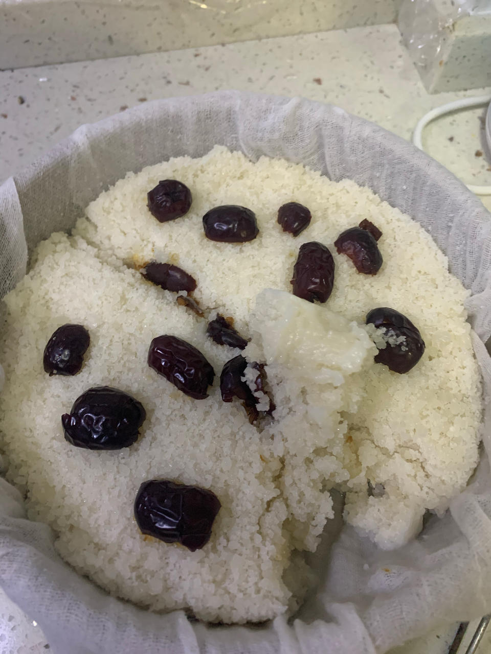 人人都会做的桂花糕+豆沙松糕
