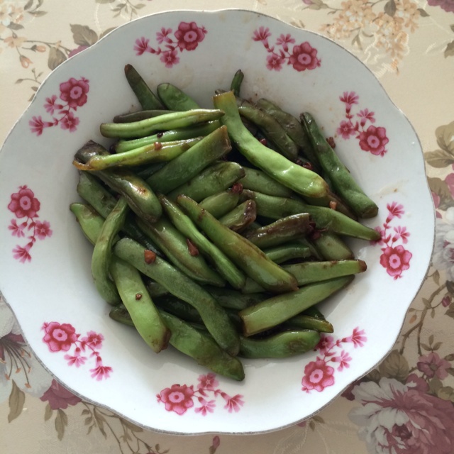 素炒豆角