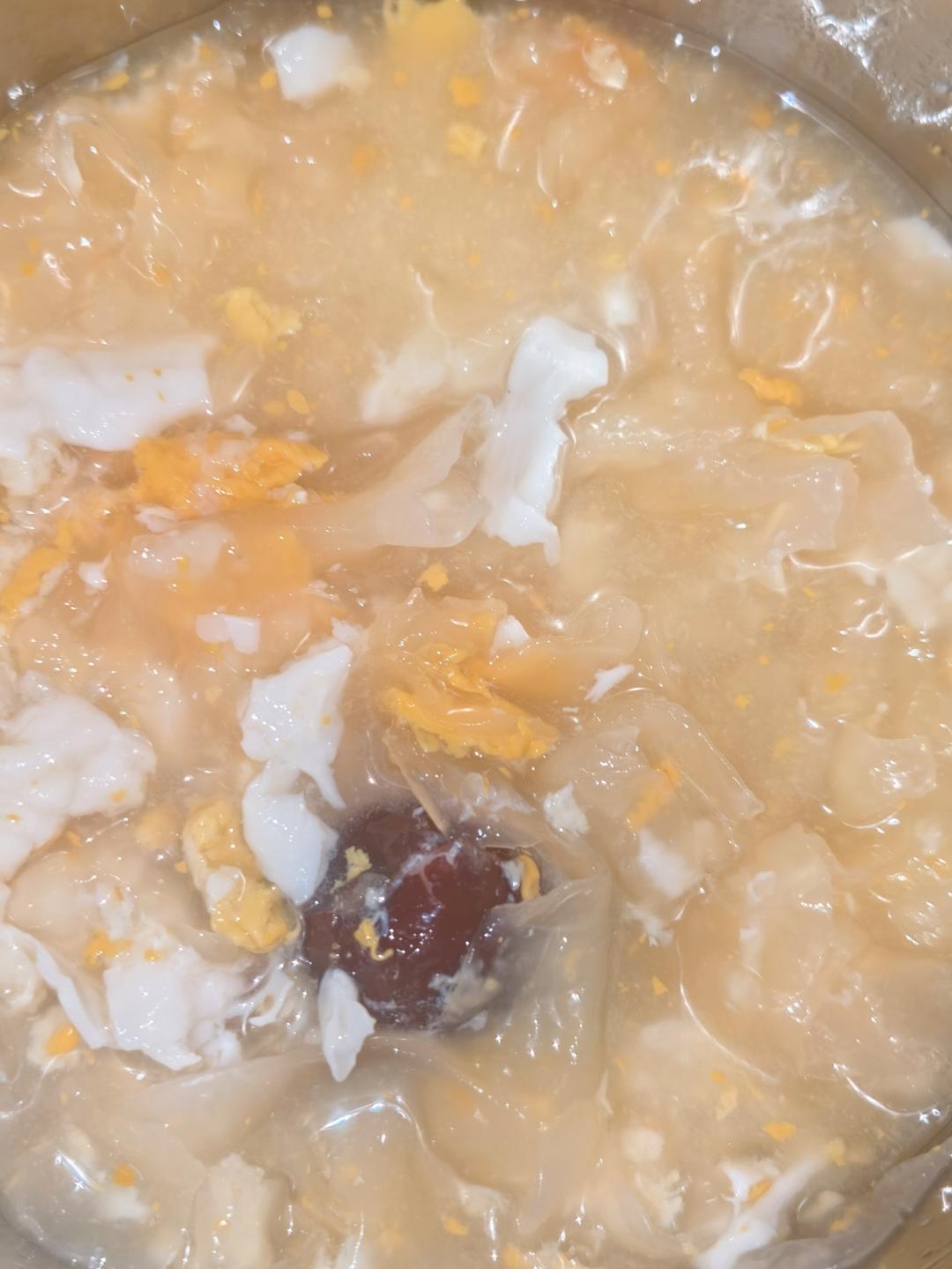 银耳鸡蛋羹（甜）