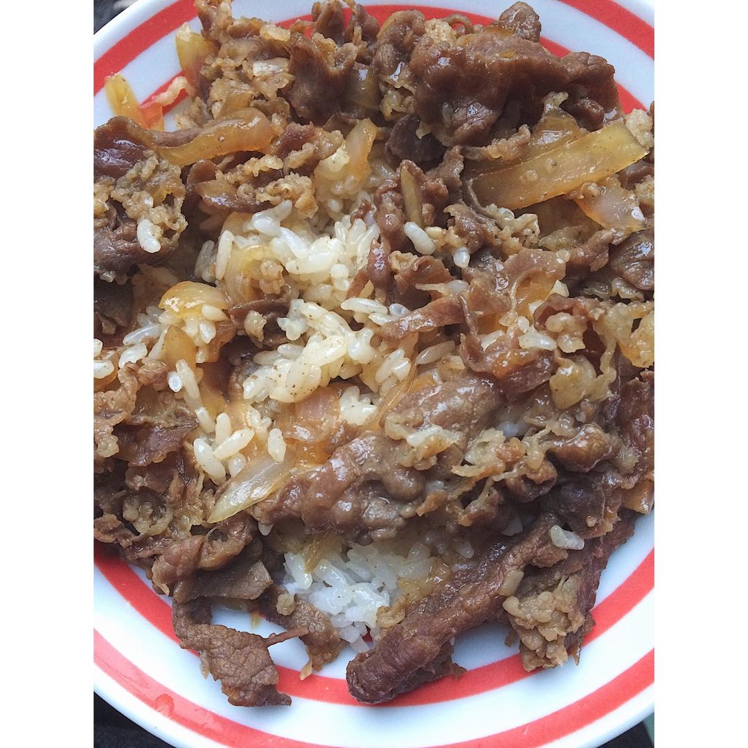 msgong公子做的吉野家牛肉饭牛丼