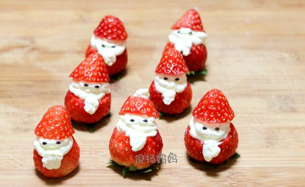圣诞雪人 草莓圣诞老人的做法