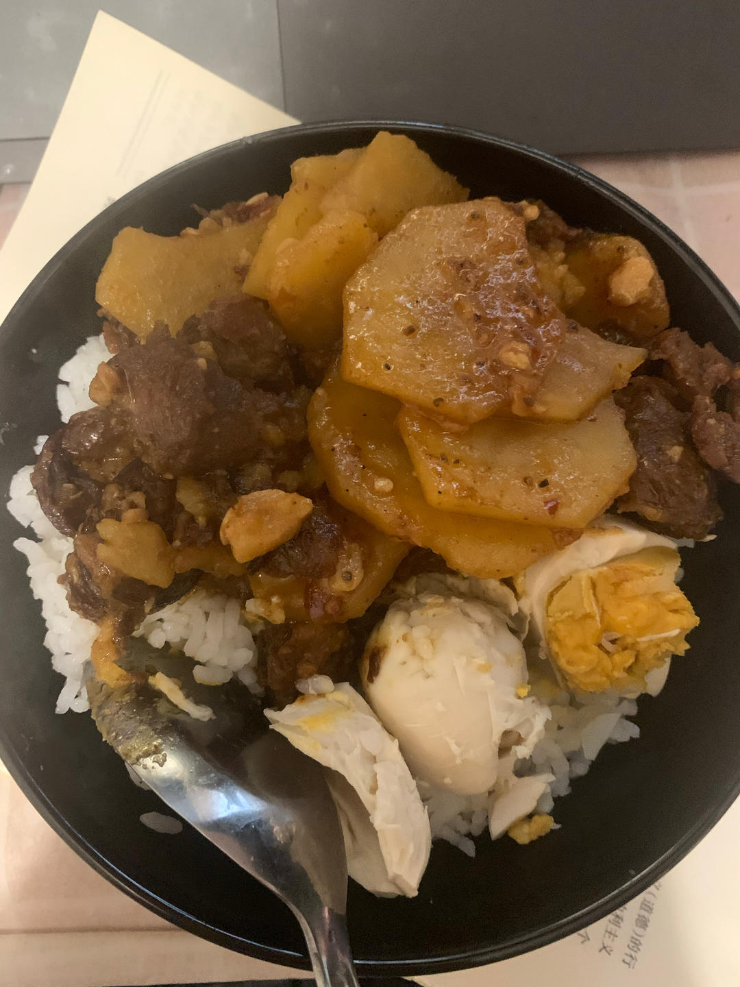土豆焖腊肠