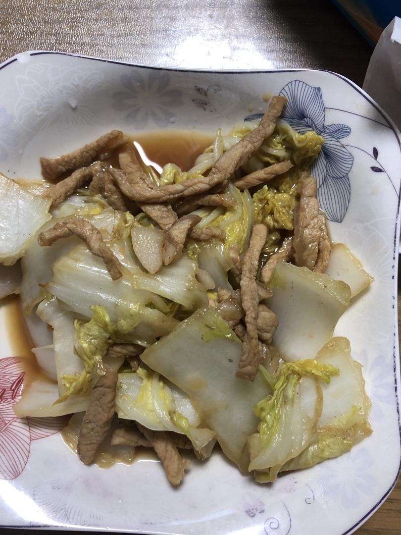 清炒黄芽菜