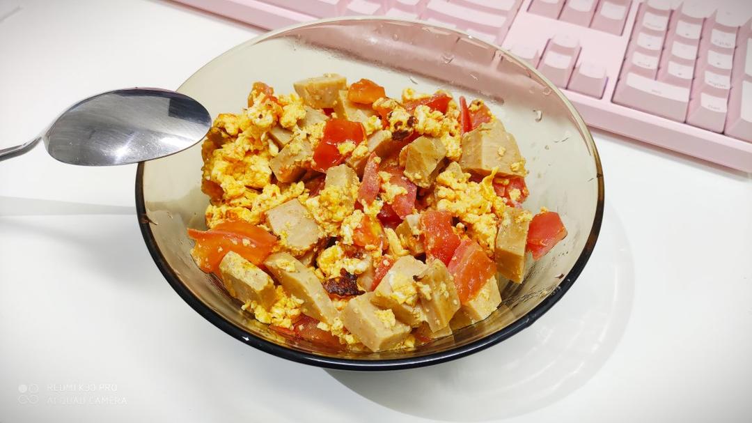 番茄火腿炒鸡蛋