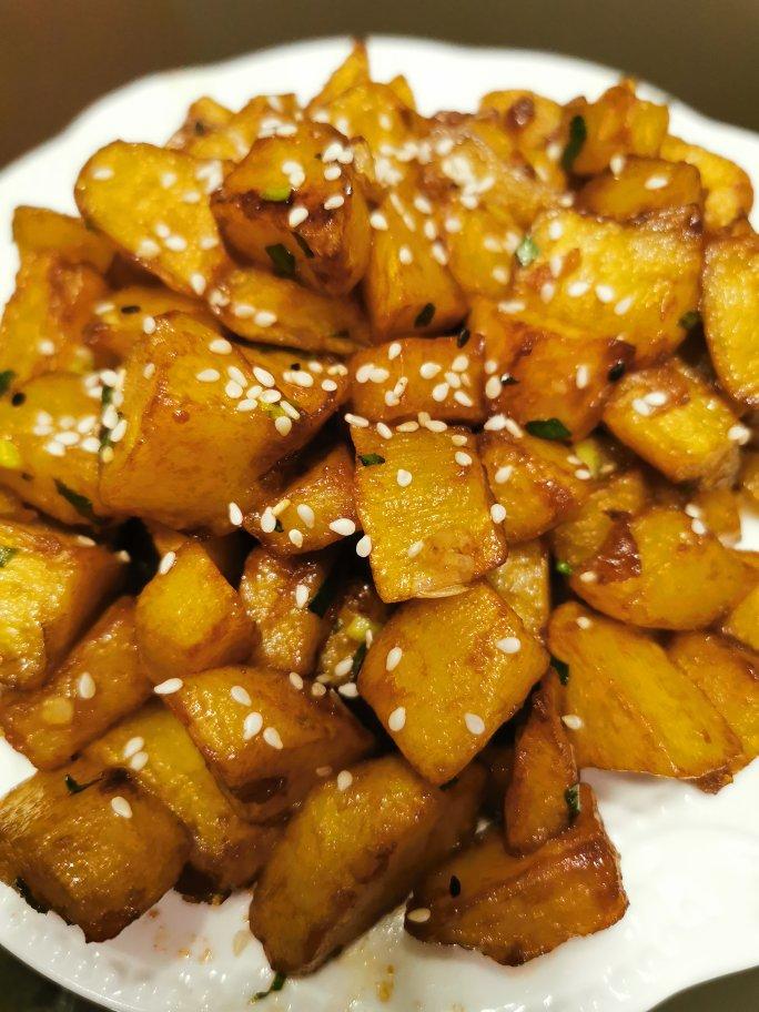 蜜汁糖醋面土豆-香、甜、酥、软、酸