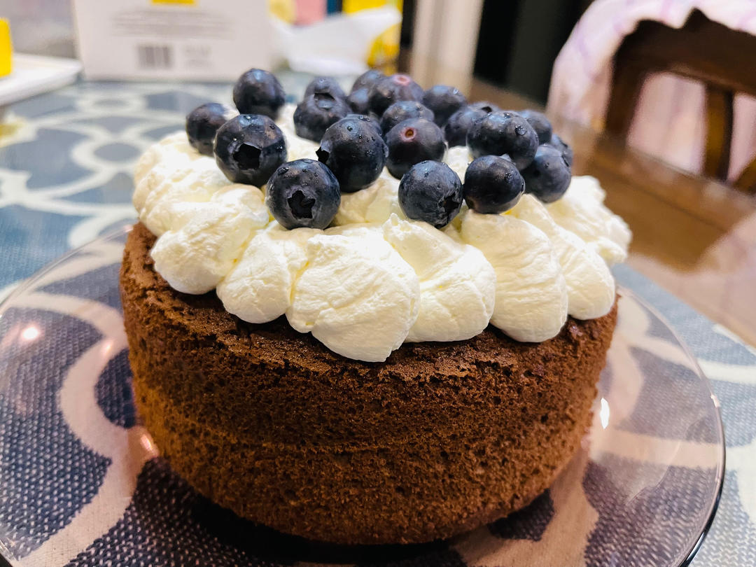 巧克力戚风蛋糕6寸(基础易成功版)