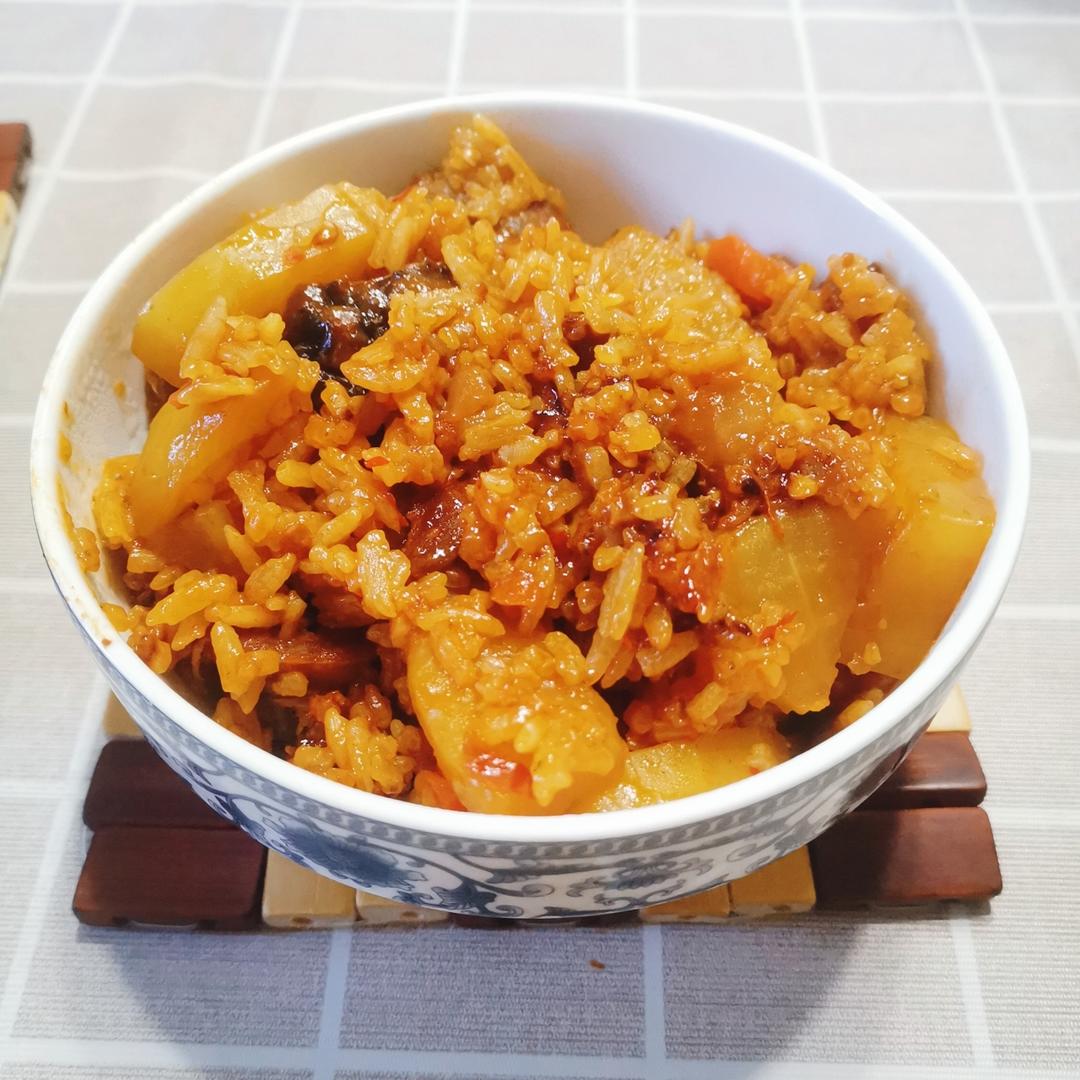 土豆焖饭（电饭锅版）
