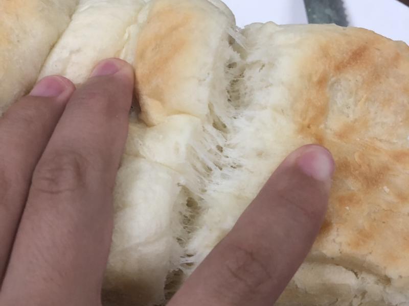 纯奶手撕吐司的做法 步骤1