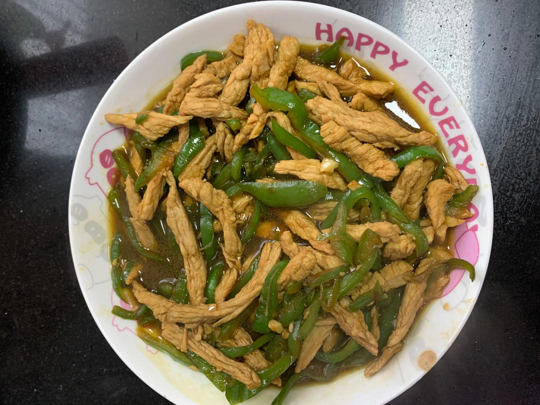 ‼️好吃到舔盘的青椒肉丝盖浇饭