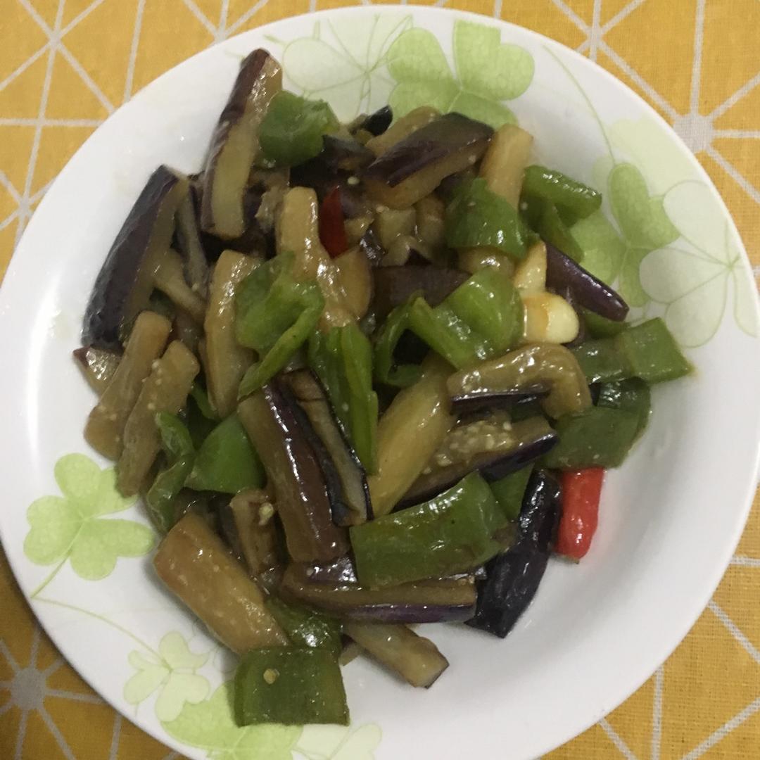 清炒茄子（少油版+视频）