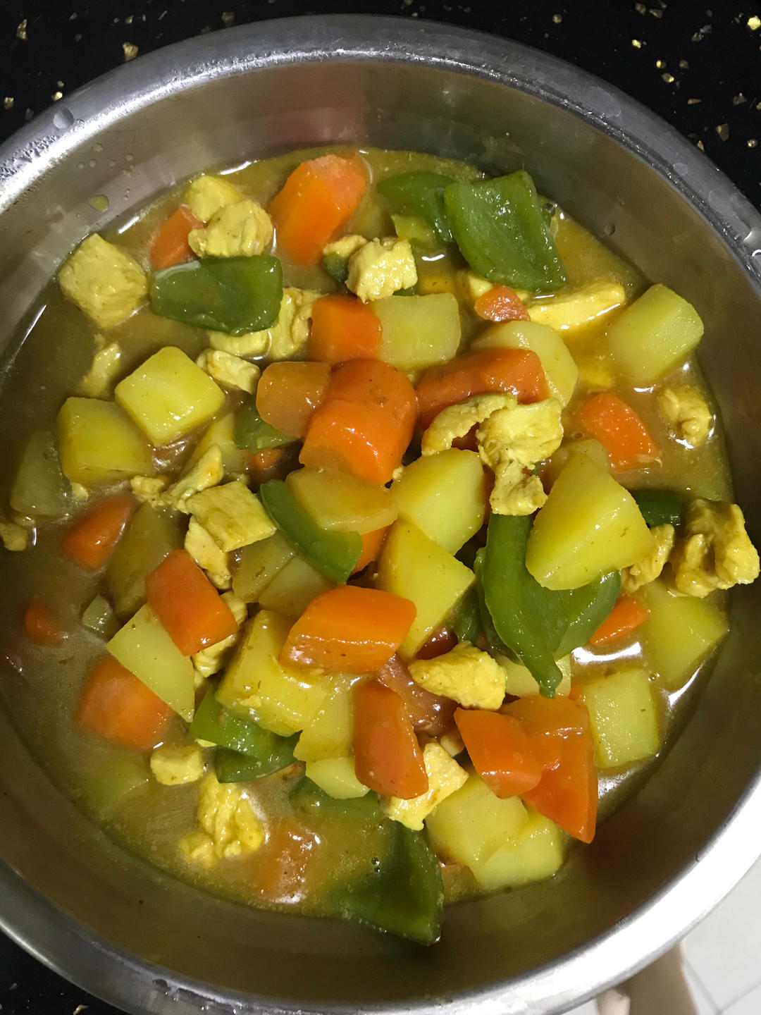 土豆咖喱鸡肉