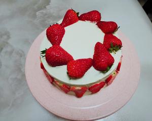 芒果夹心草莓蛋糕的做法 步骤6