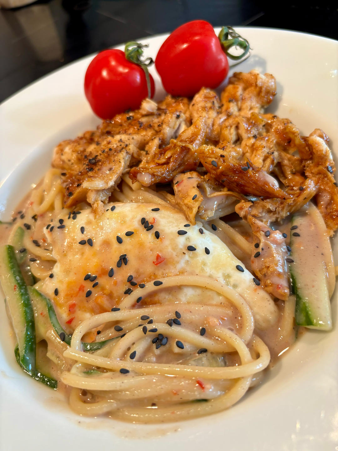 豆浆拌意面