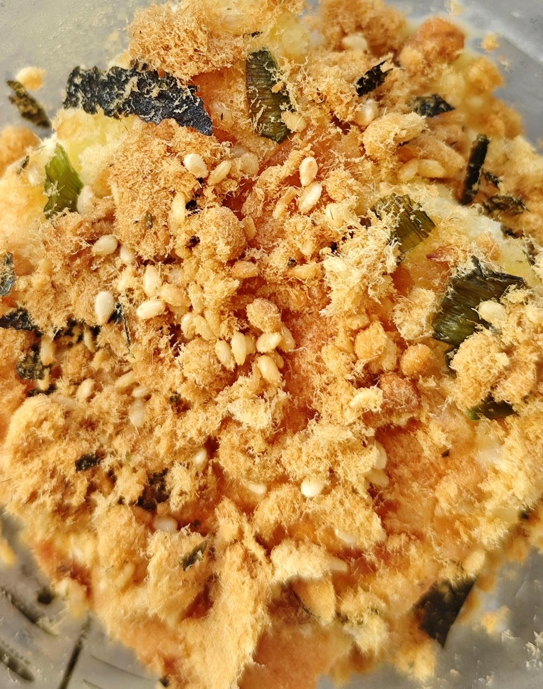 香葱海苔肉松蛋糕（简易版肉松大贝）