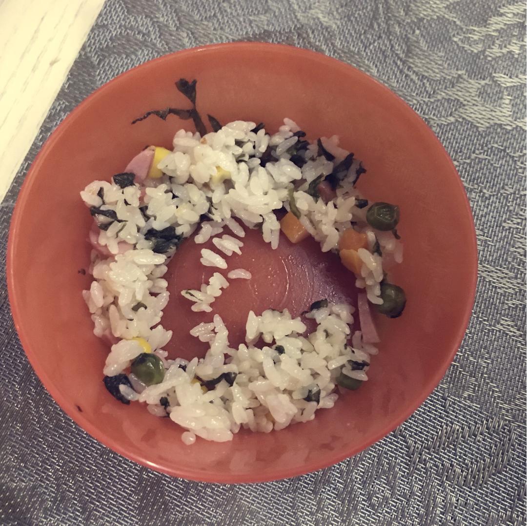 莴苣叶菜饭