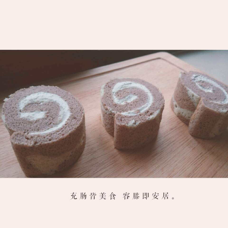 超萌长颈鹿蛋糕卷