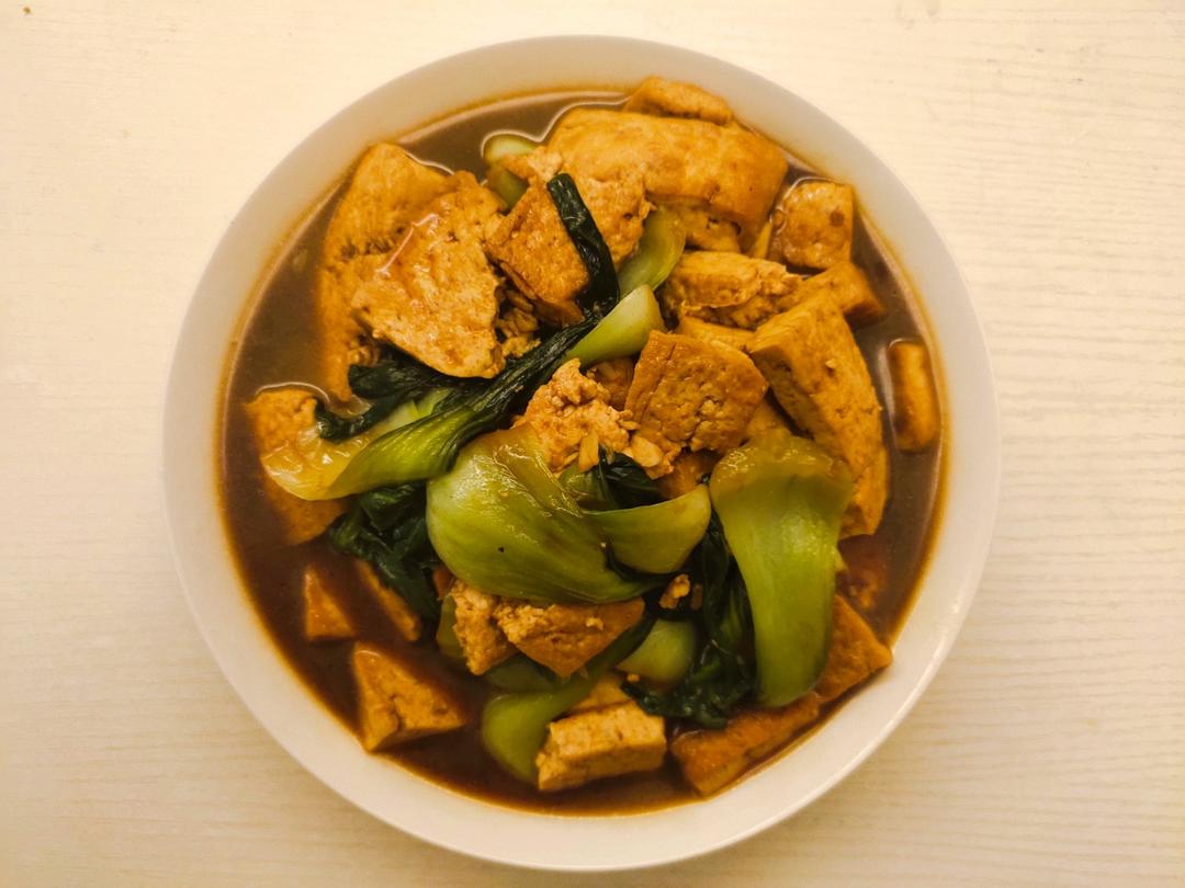 青菜炒豆腐