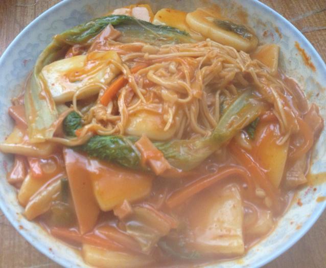 韩式辣炒年糕