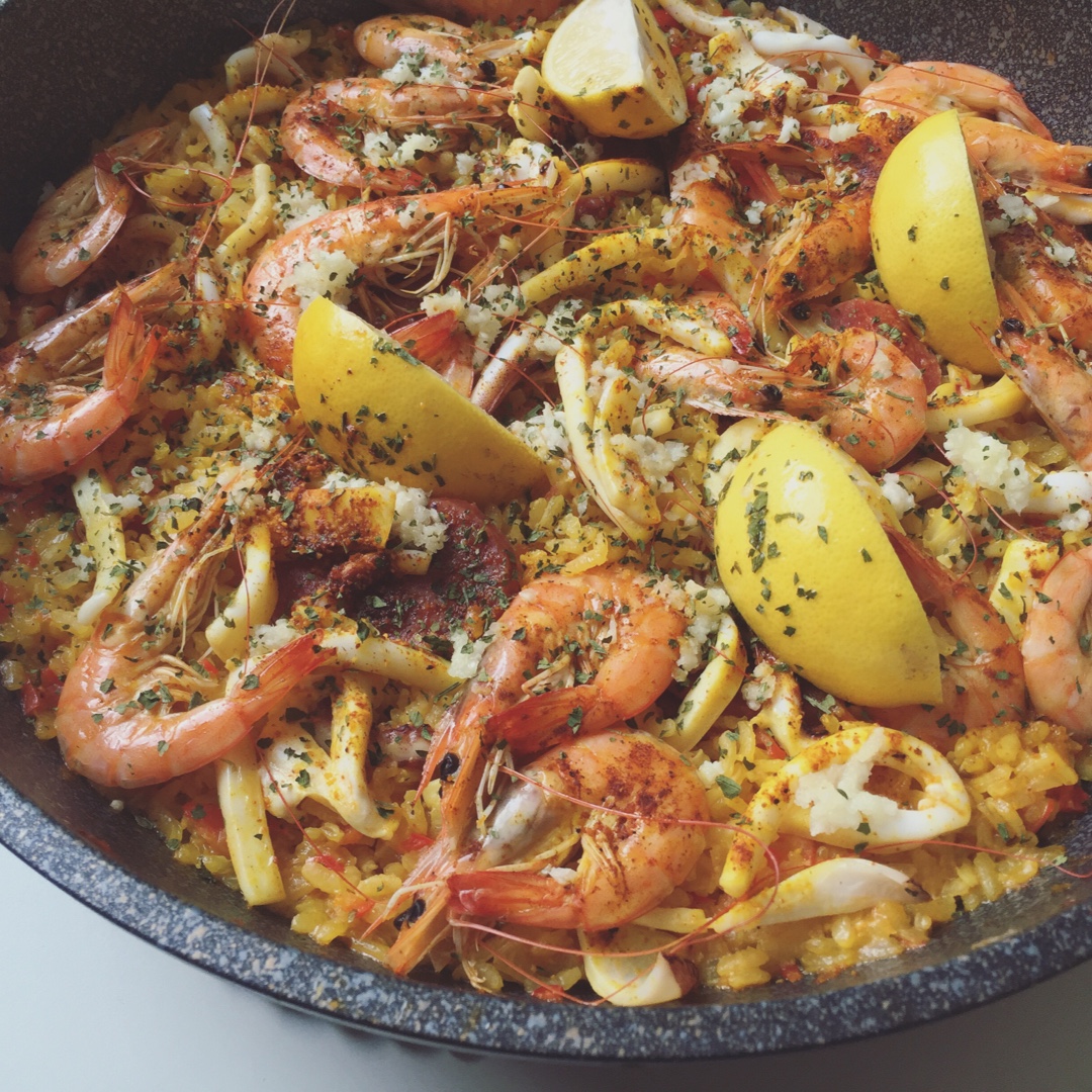 【曼食慢语】Seafood Paella 西班牙海鲜饭