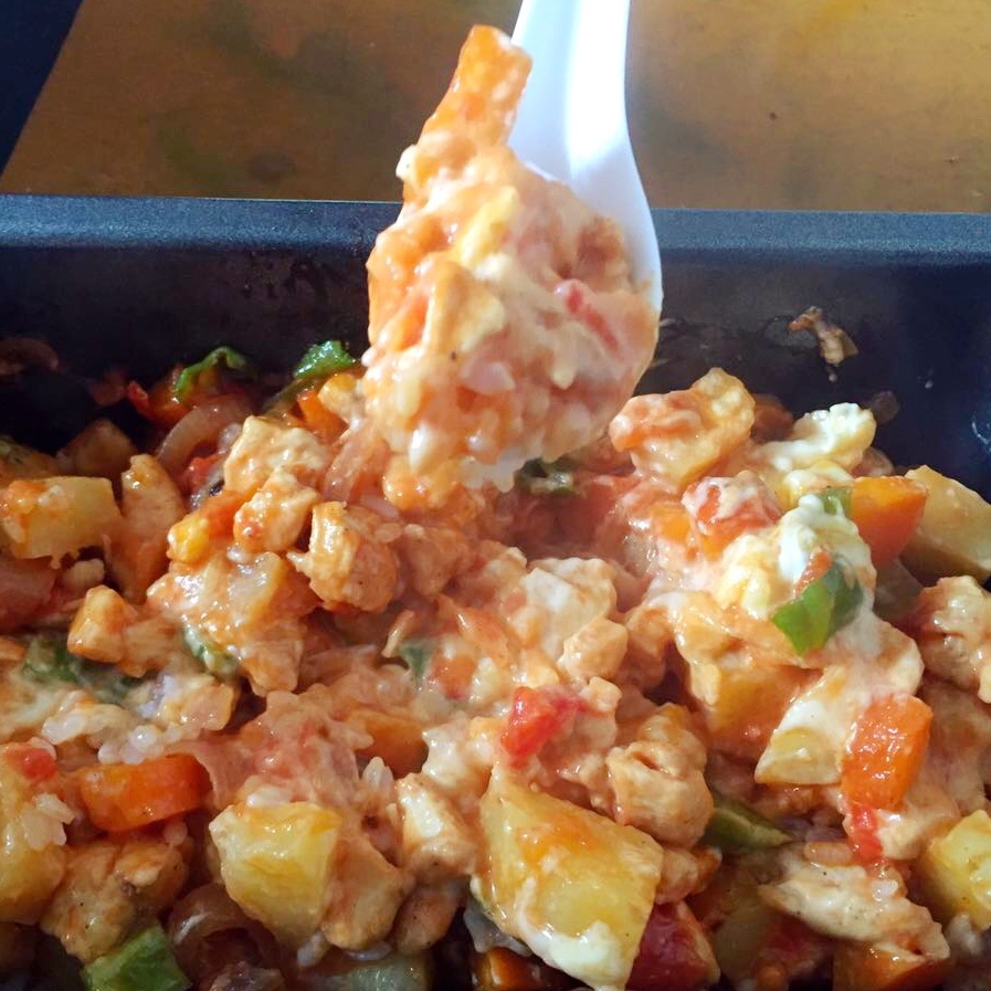 番茄鸡肉浓情焗饭【两人份】