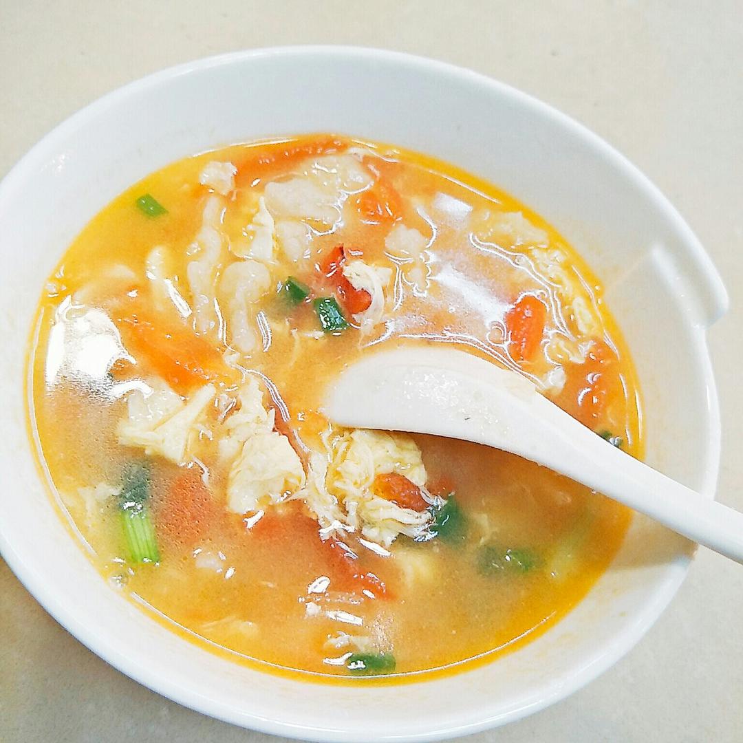 番茄鸡蛋疙瘩面