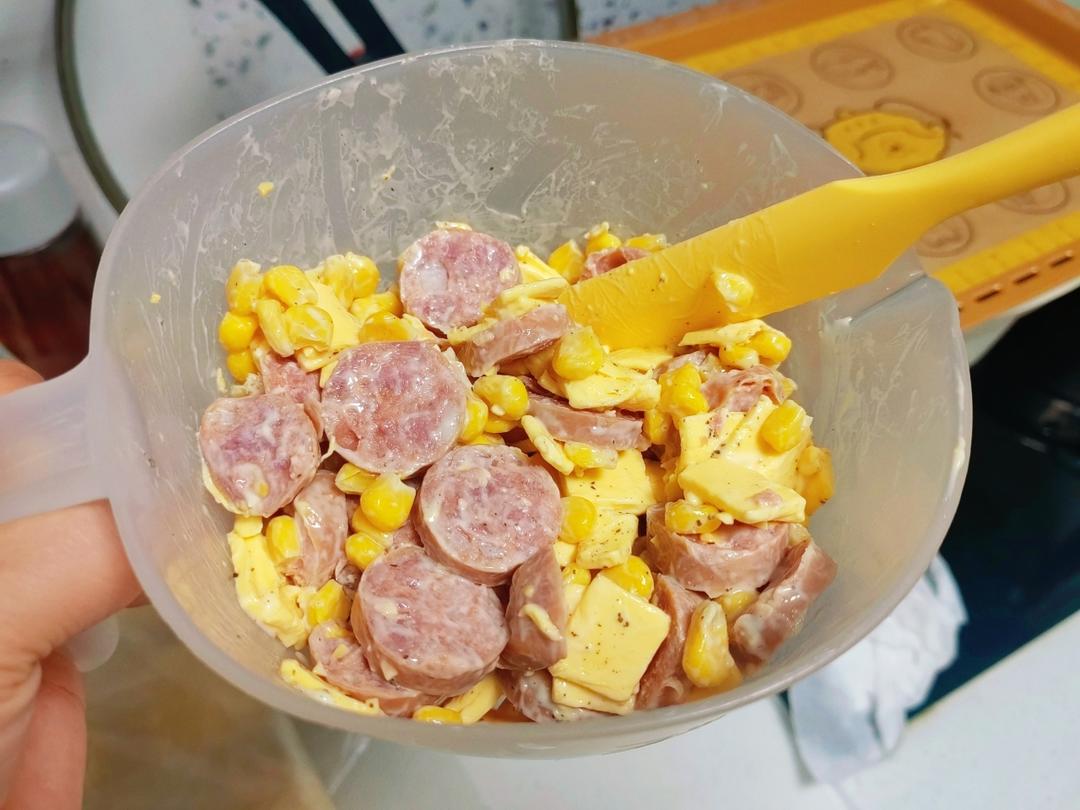 咸香口面包！培根火腿芝士熔岩面包！