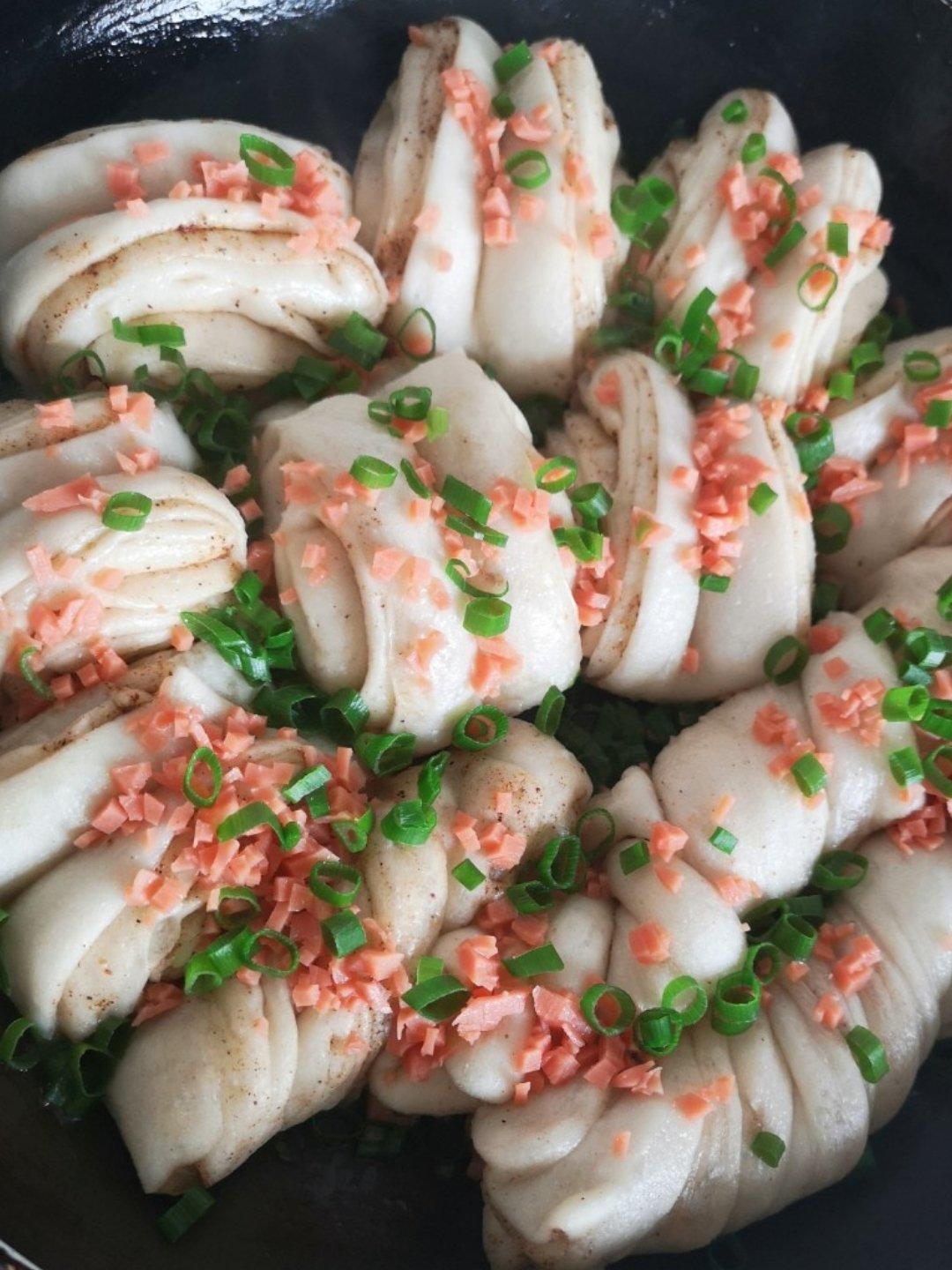 一定要做！—煎卷子【生煎花卷】