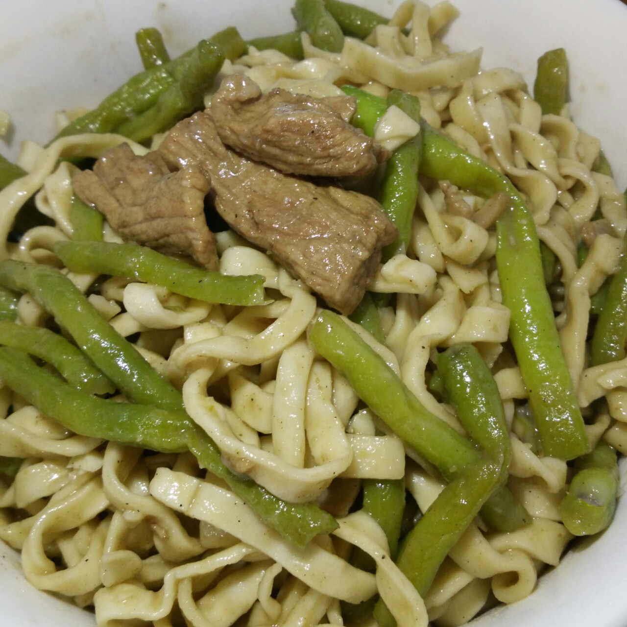 豆角焖面