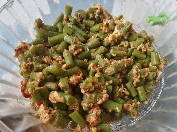 豆角炒鸡蛋