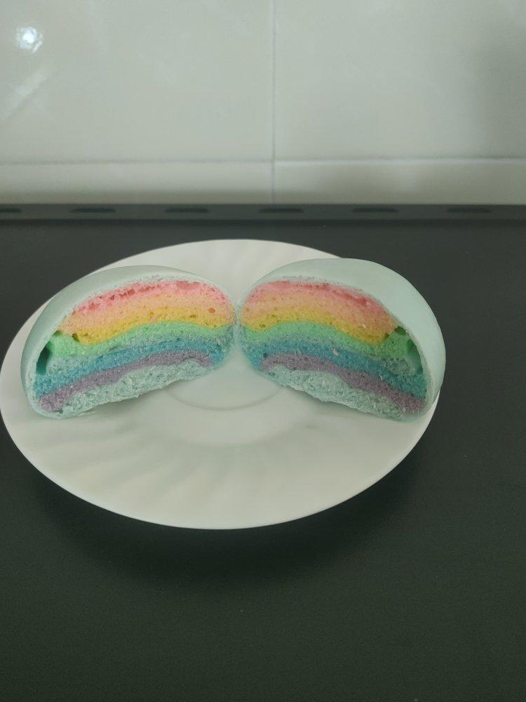 彩虹馒头～蓝天白云伴彩虹