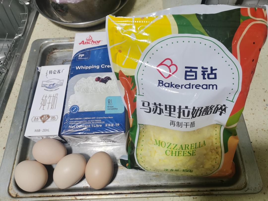 纯奶手撕吐司的做法 步骤1