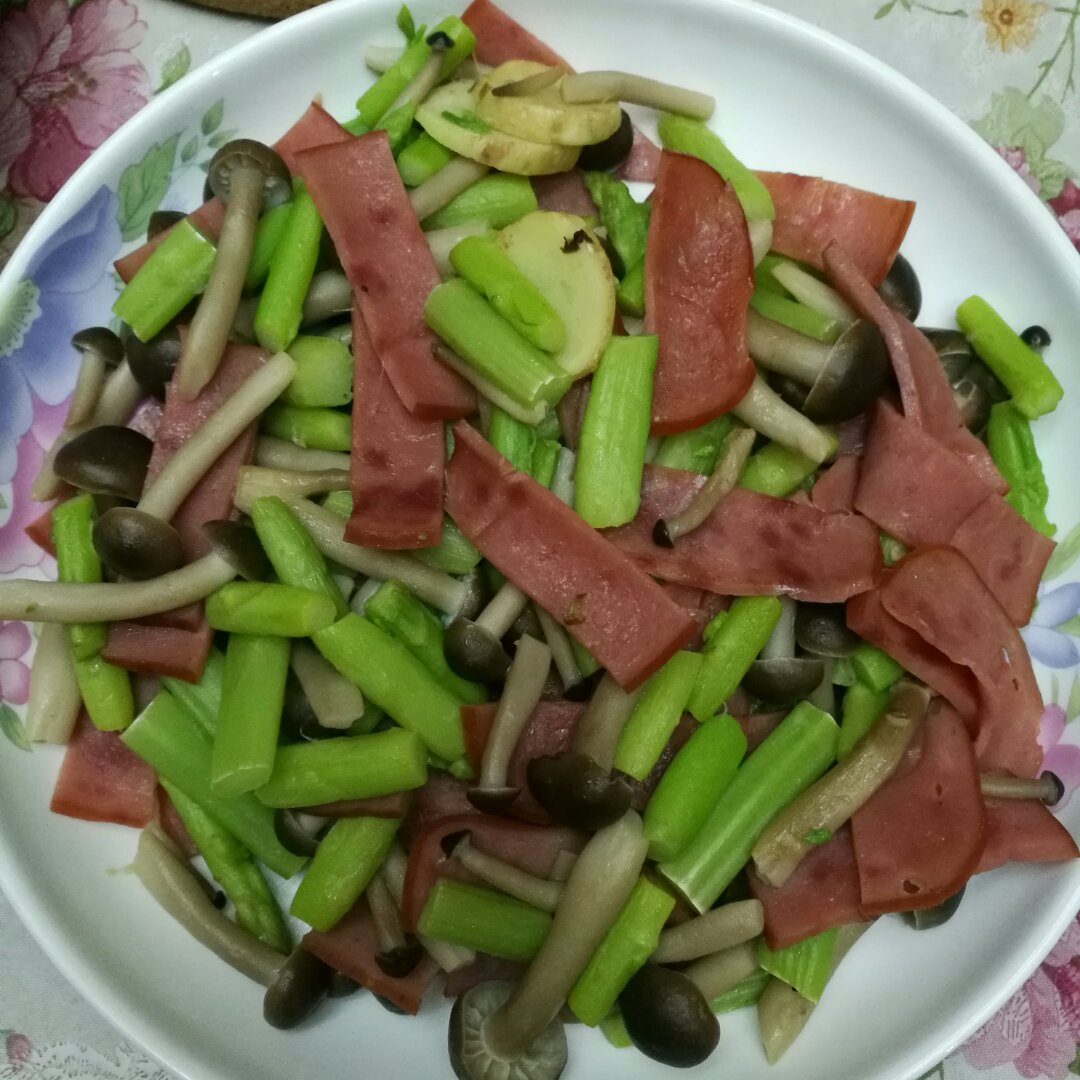 虾仁芦笋蟹味菇