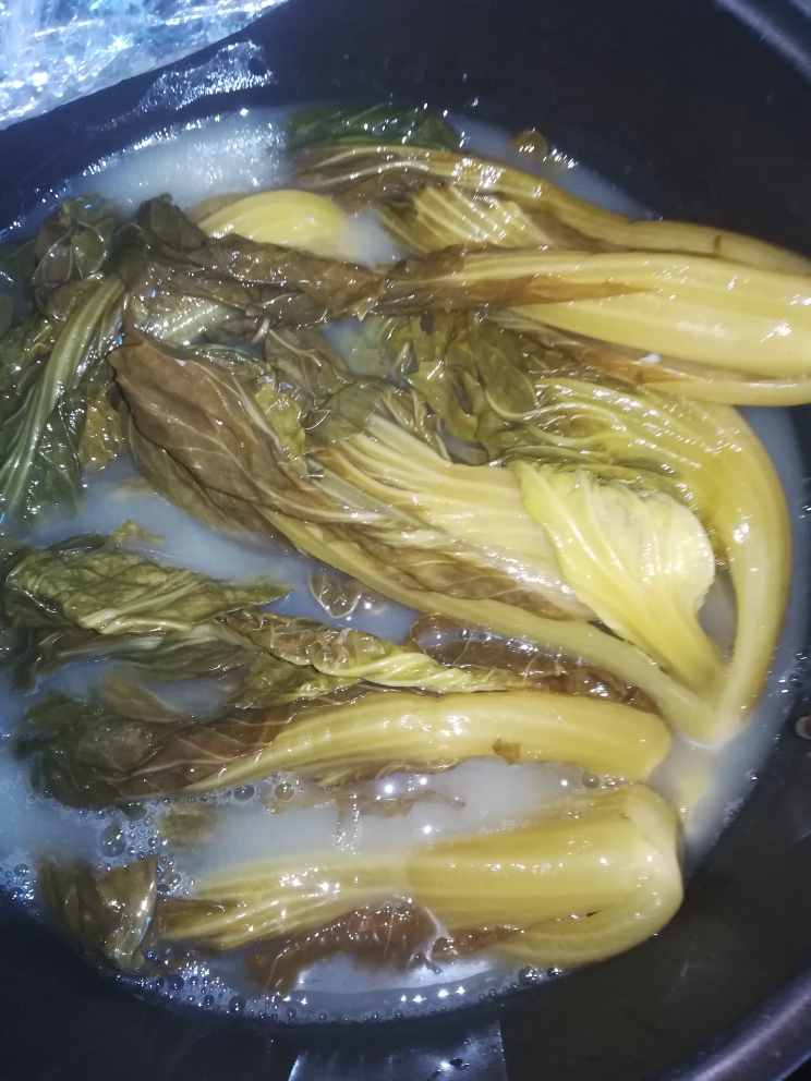 自制米汤发酵酸菜的做法
