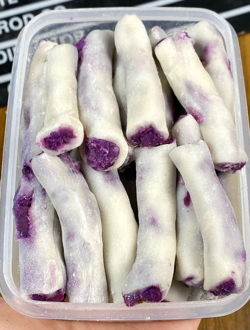 糯米粉做的 紫薯凉糕的做法