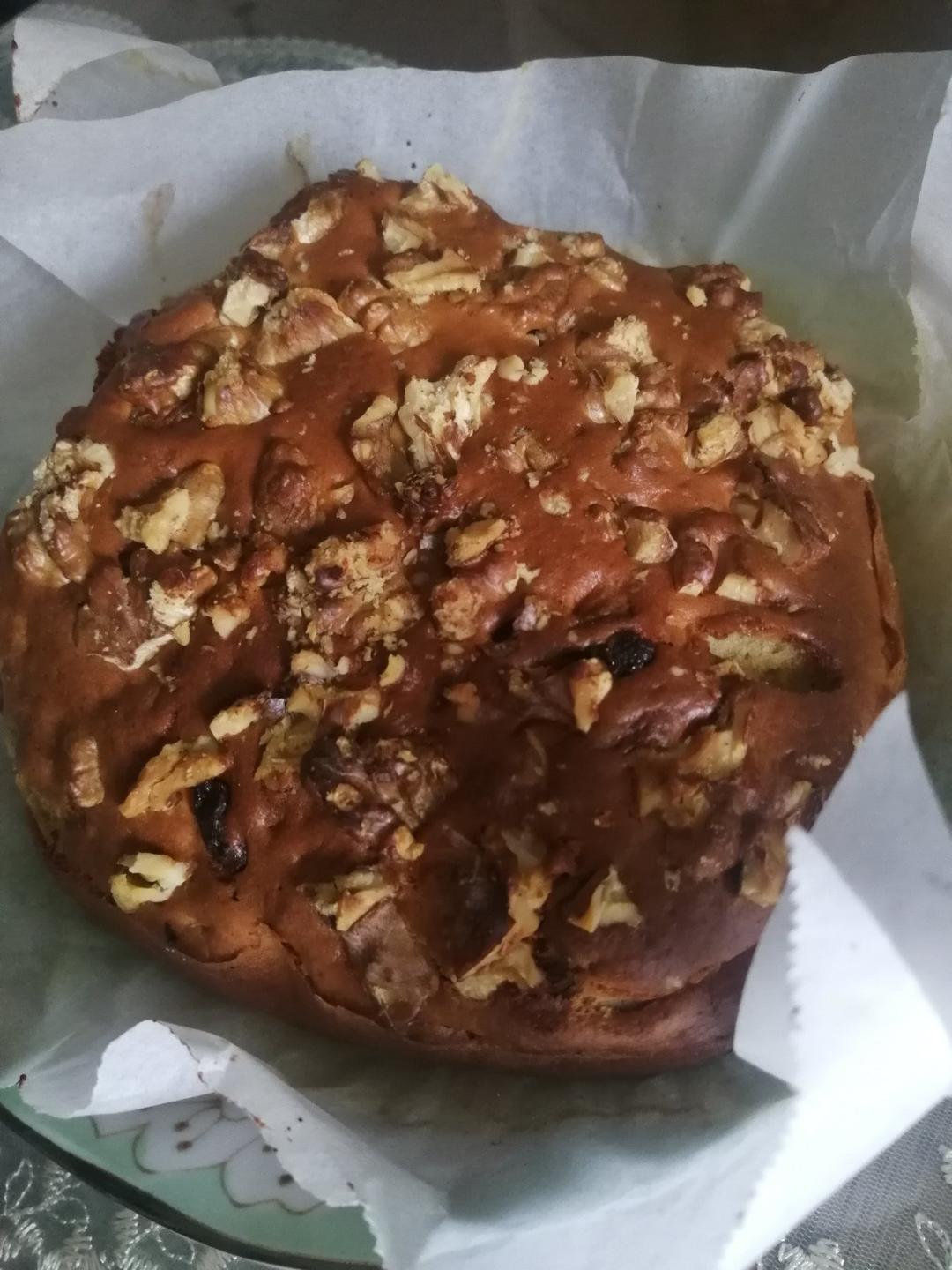 香蕉核桃蛋糕（低油少糖健康版）