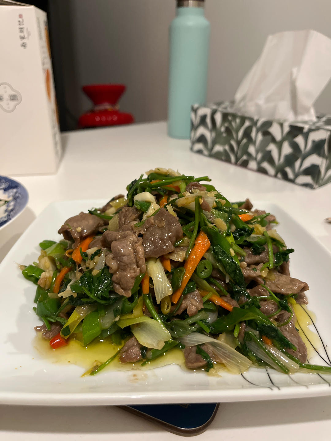 小炒黄牛肉，肉嫩味香！太好吃了简直是米饭杀手！