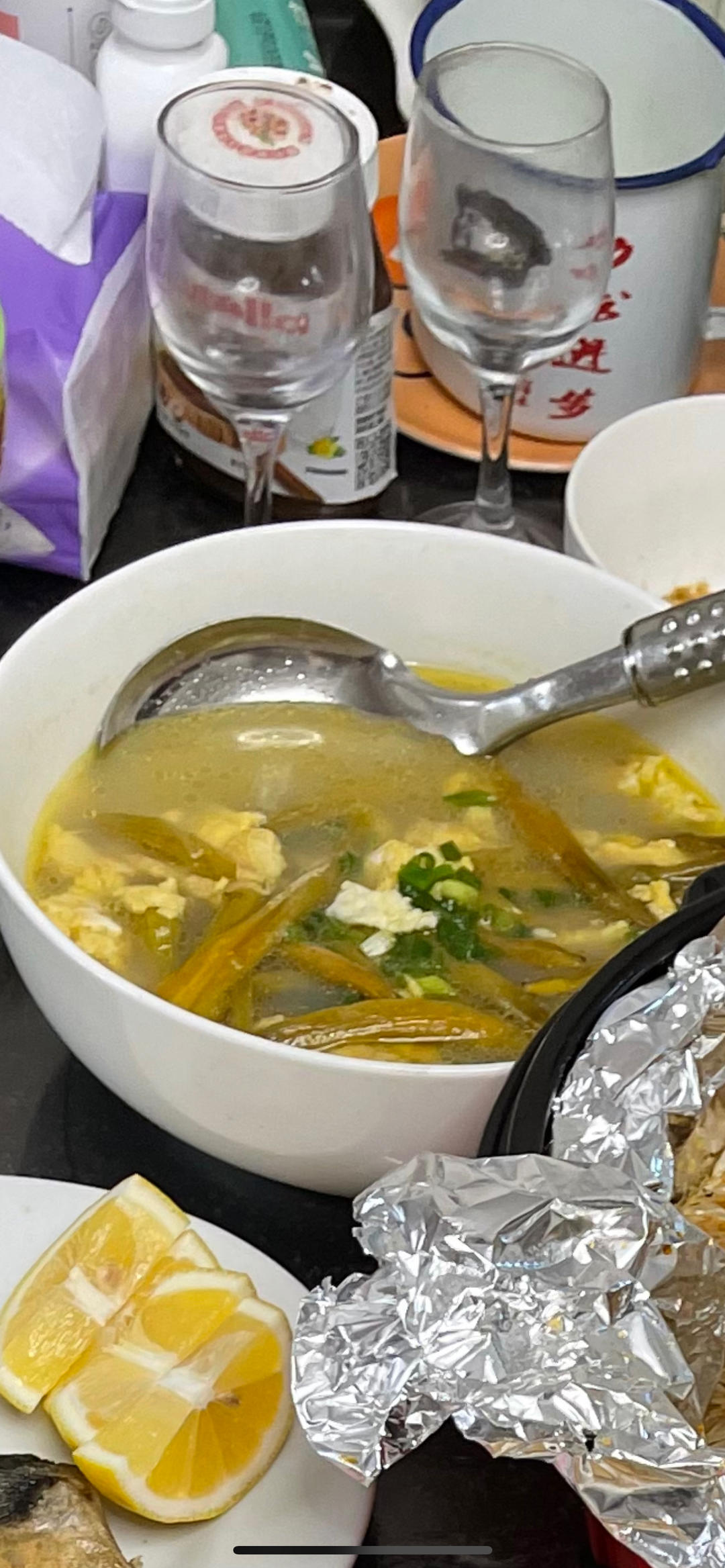 黄花菜鸡蛋汤🥚