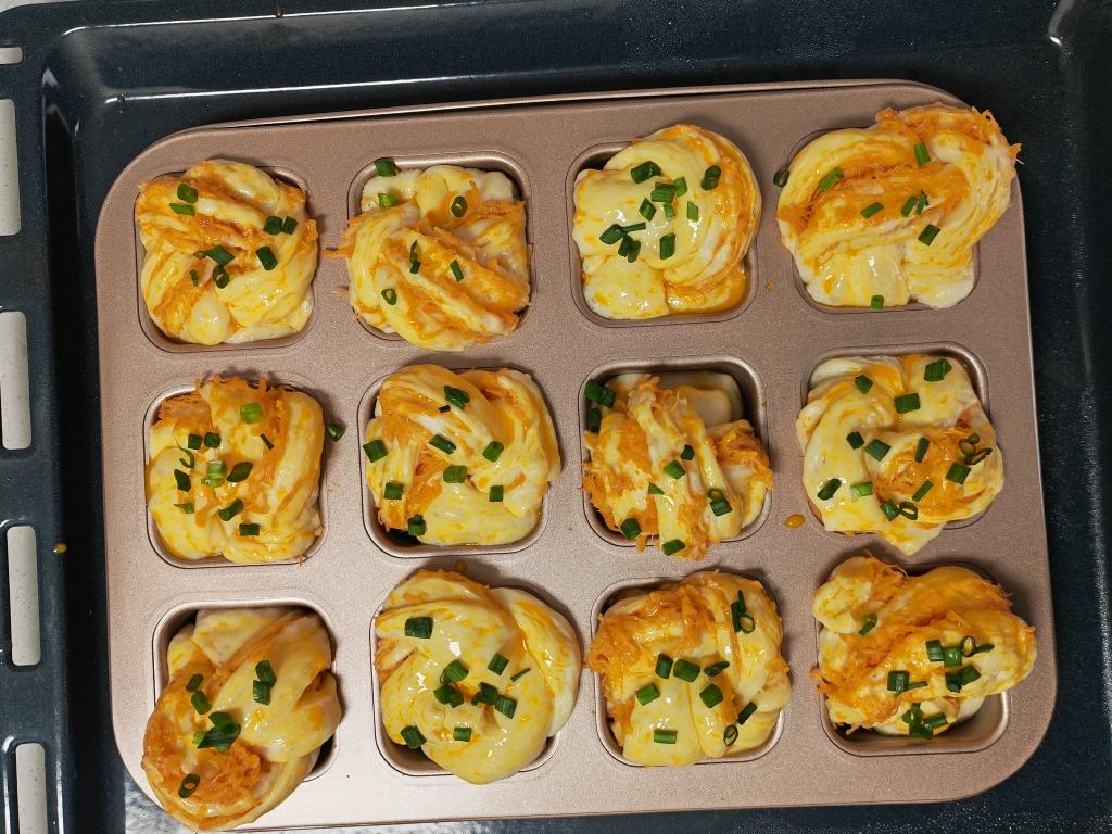 香葱肉松mini小吐司