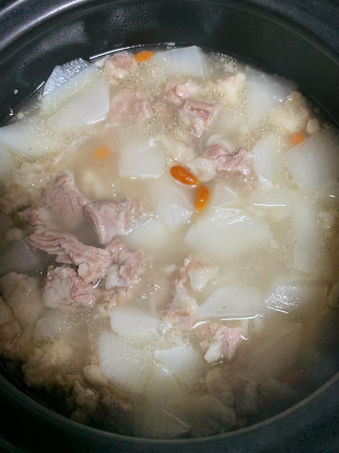 羊肉炖白萝卜