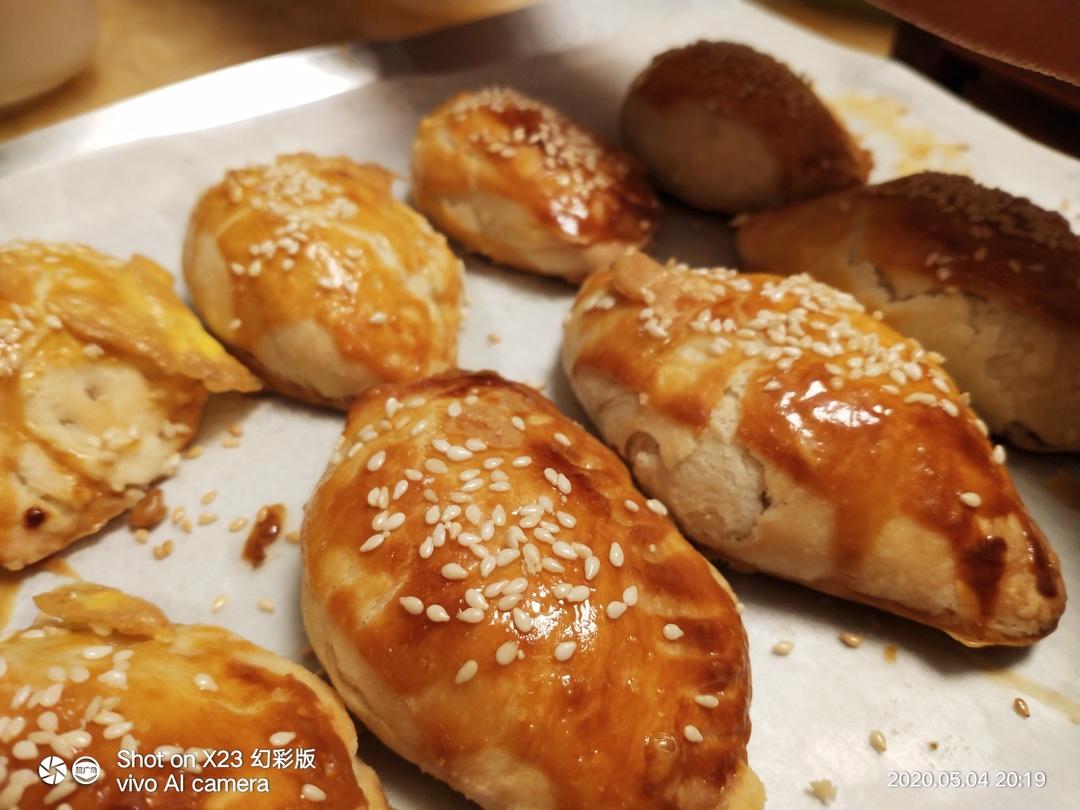 叉烧酥，内有极简叉烧肉馅料做法