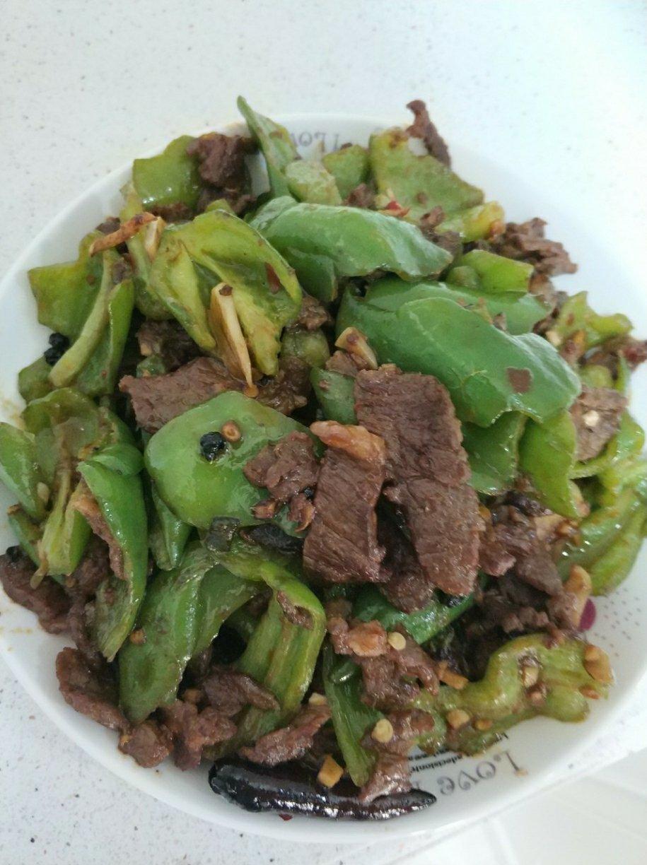 青椒炒牛肉