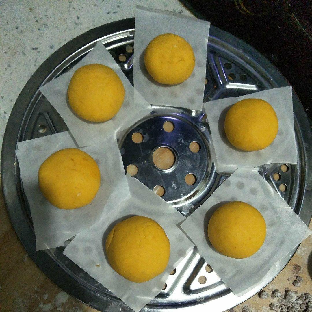 Q弹软糯的南瓜紫薯糯米糍