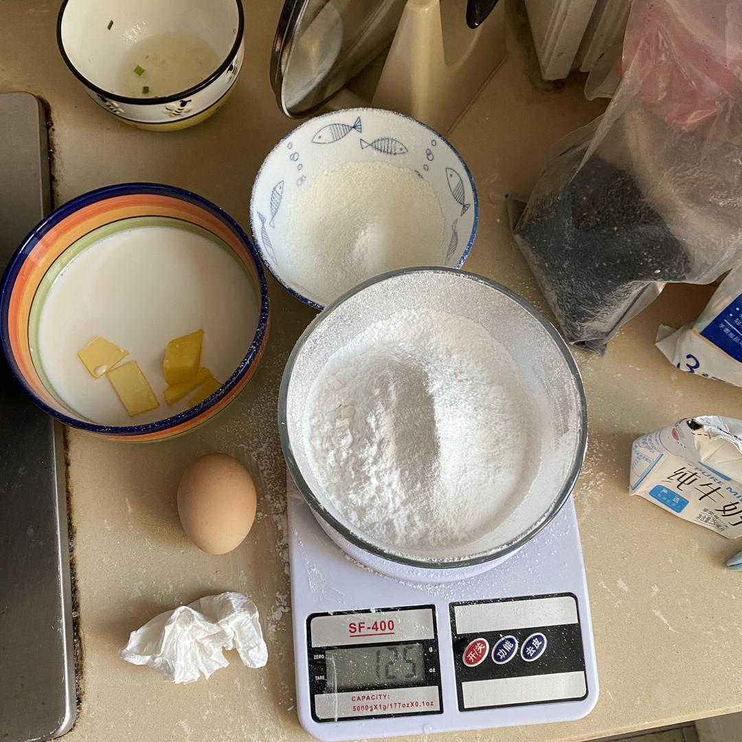 纯奶手撕吐司的做法 步骤1