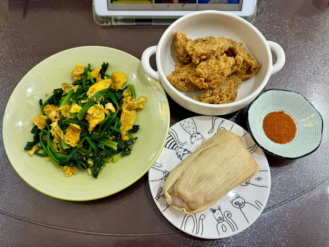 菠菜炒鸡蛋清爽少油版🥚