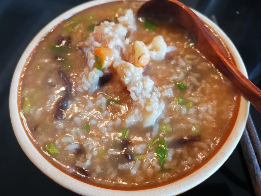 老菜脯粥的做法