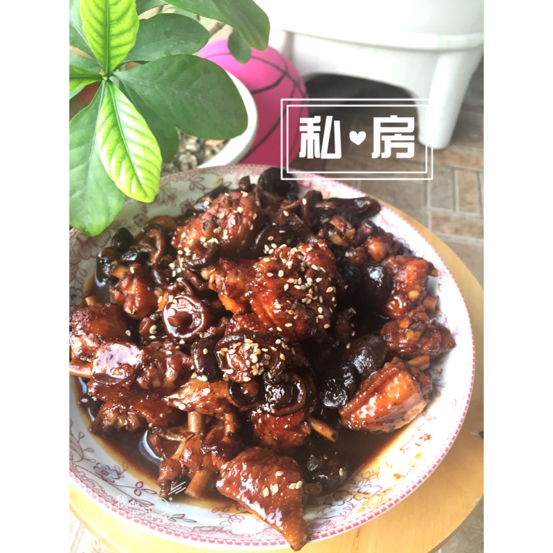 小香菇可乐鸡翅