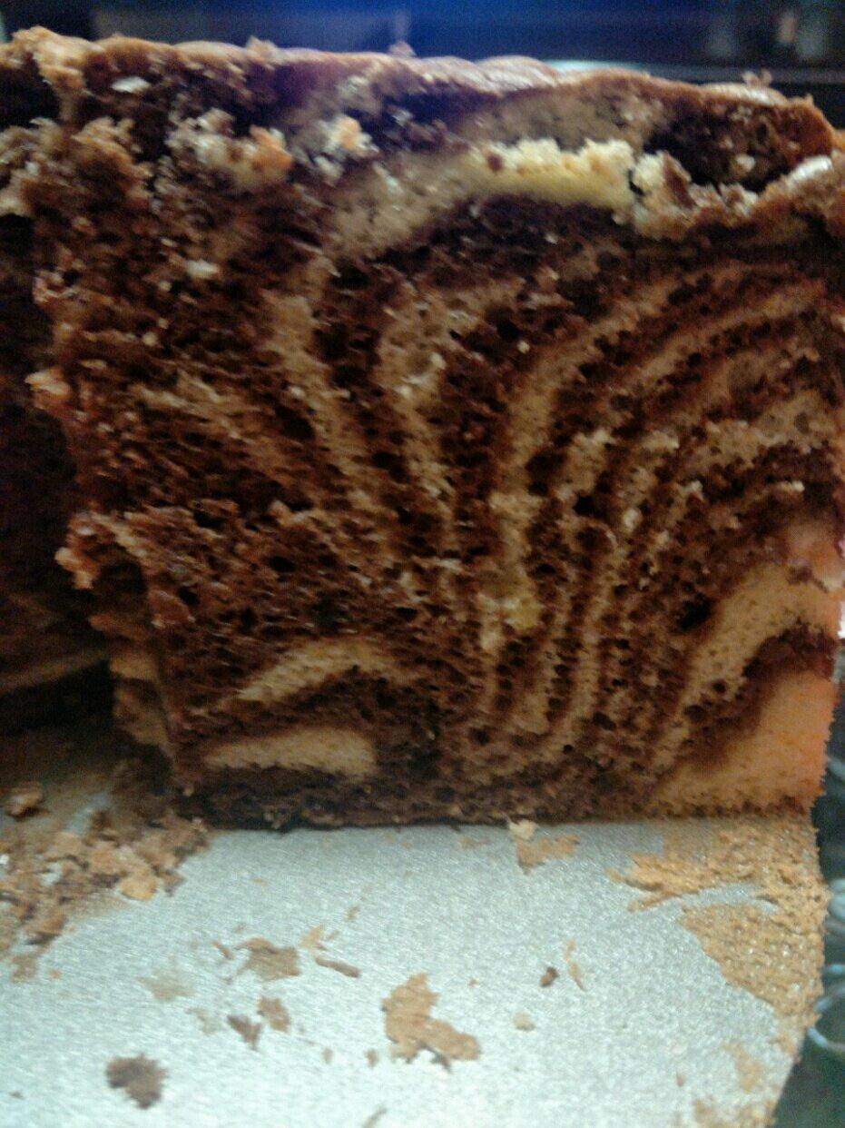 斑马纹戚风蛋糕