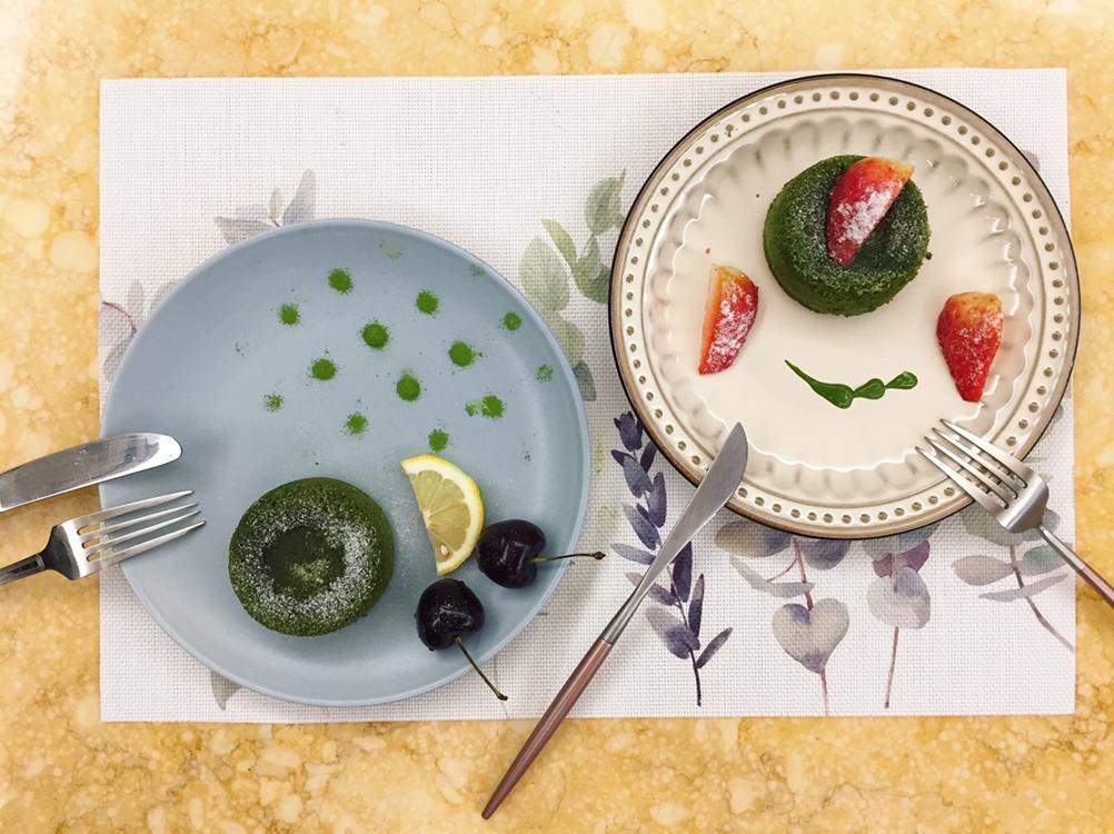 抹茶熔岩小蛋糕