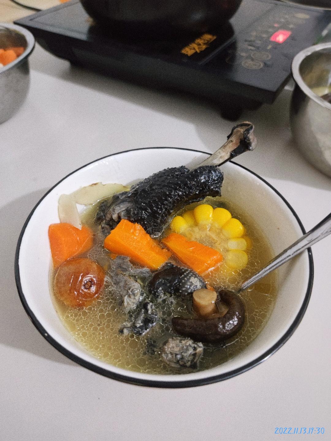 超烂！砂锅（什么锅都行😁）炖鸡，老少喝鸡汤