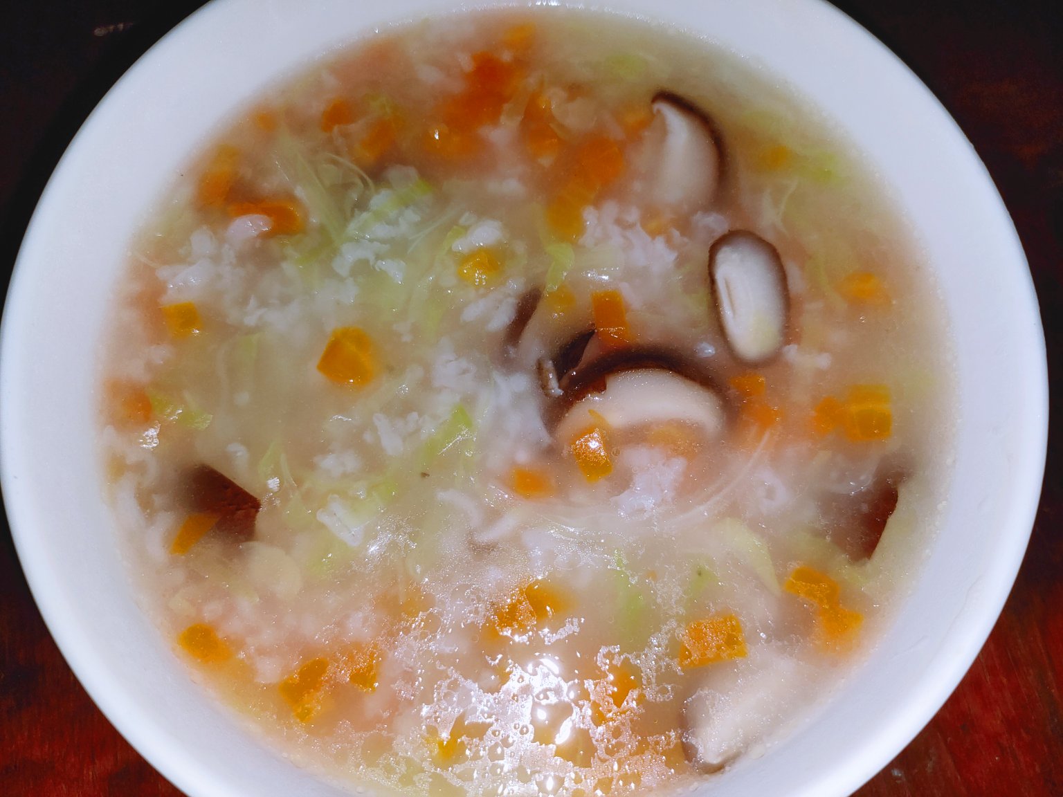 香菇青菜粥（砂锅粥）